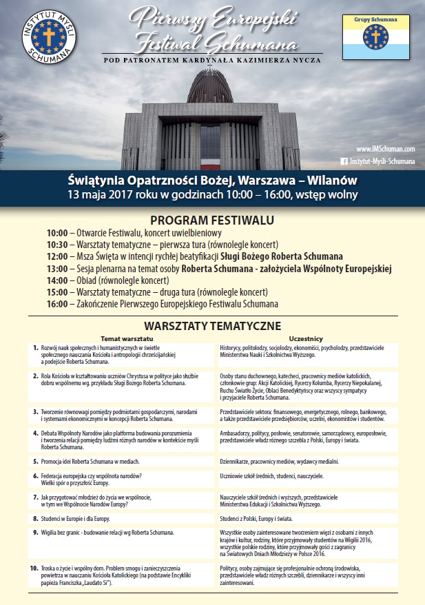 Plakat Festiwal Schumana
