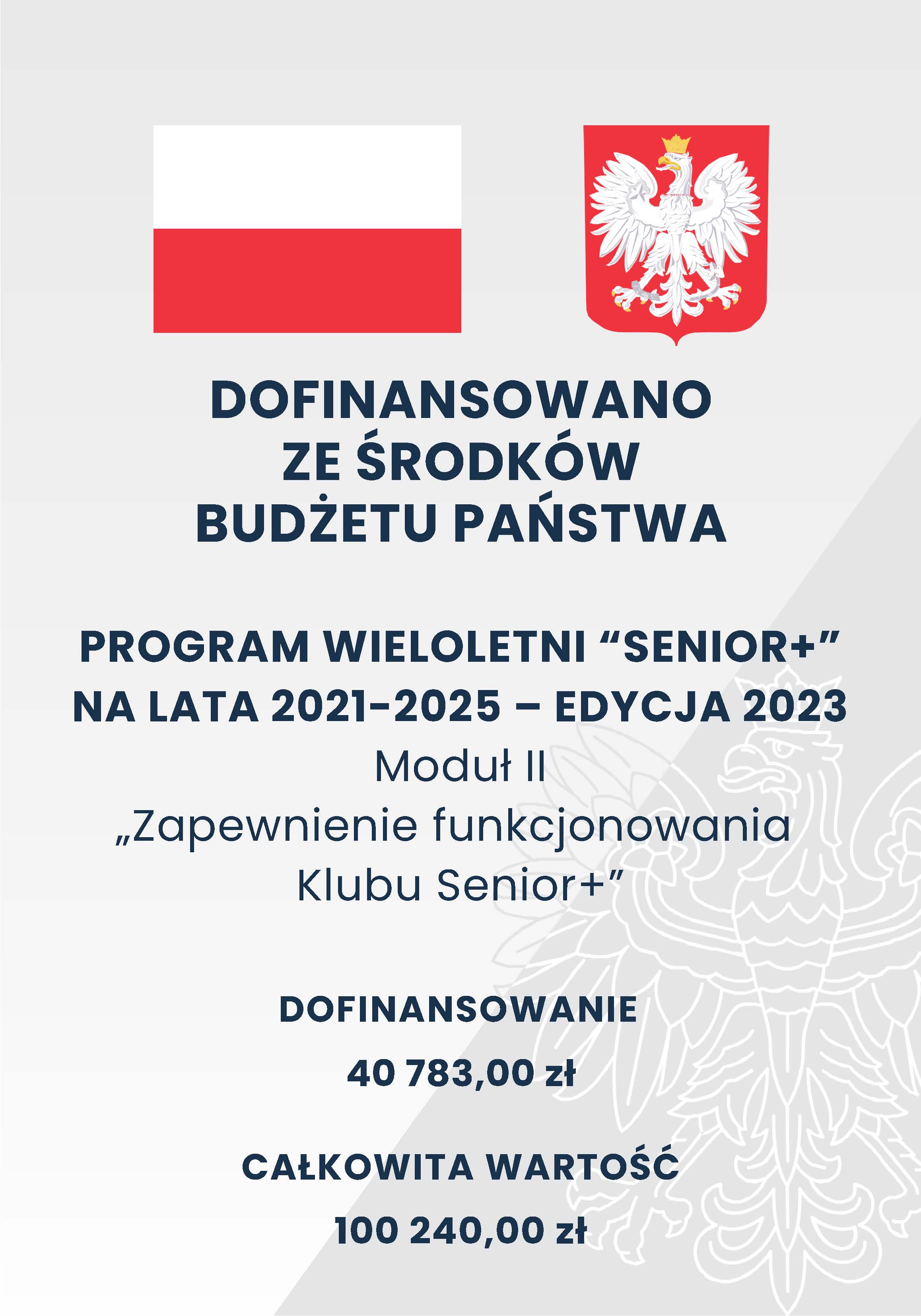 Plakat Klub Senior Jakubowice