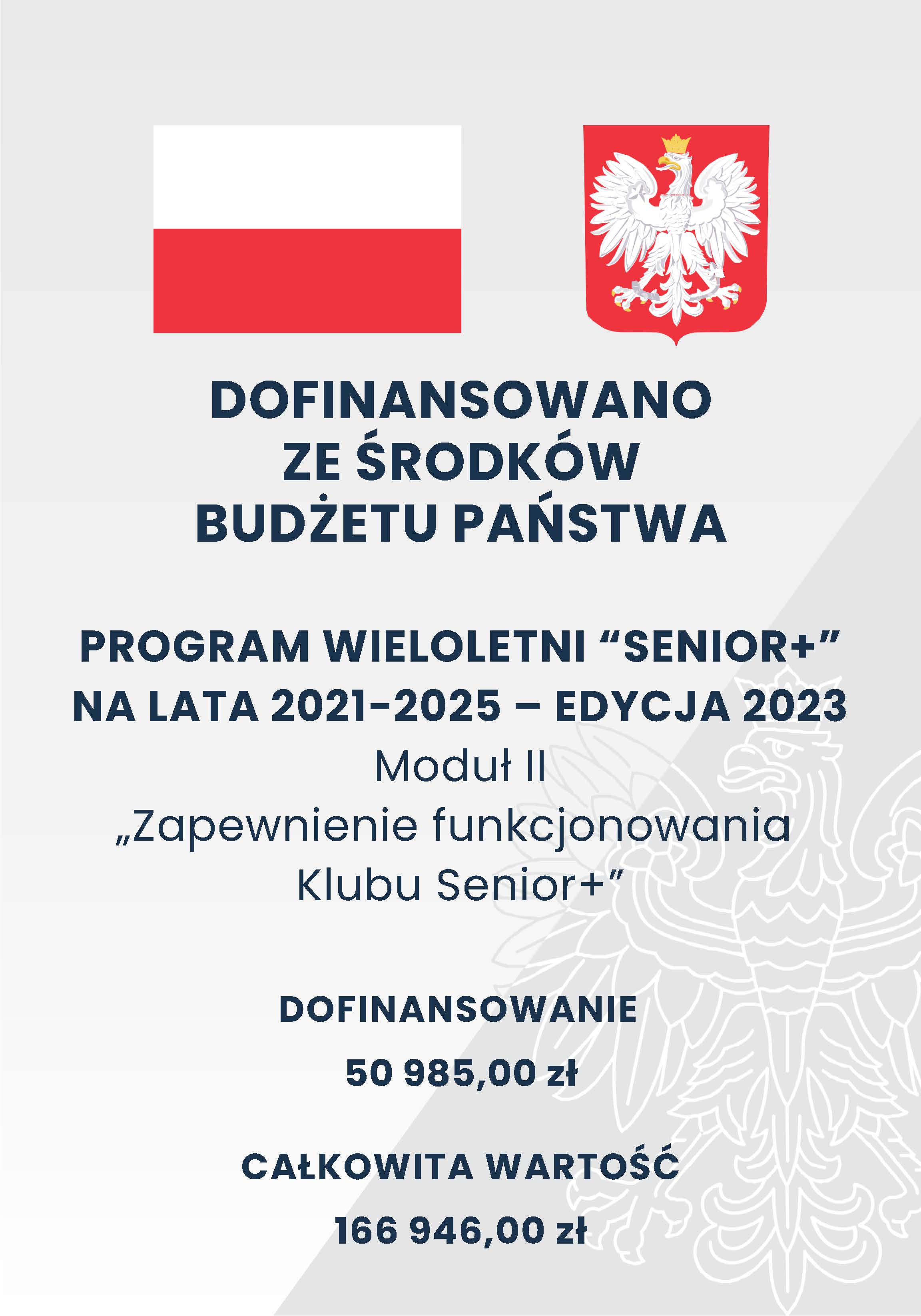 Plakat Klub Senior Ożarów